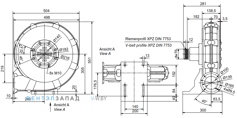 Чертеж и исполнениеы Elektror HRD 60