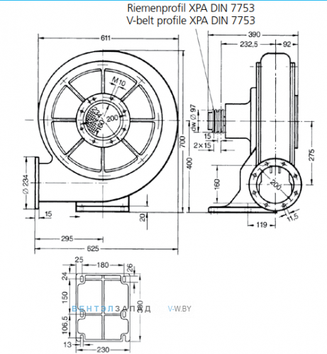 Чертеж и исполнениеы Elektror HRD 7