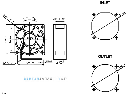 Чертеж и исполнение MB60251VX-000U-A99