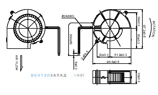 Присоединительные размеры PMB4897PYB3-AY.(2).GN
