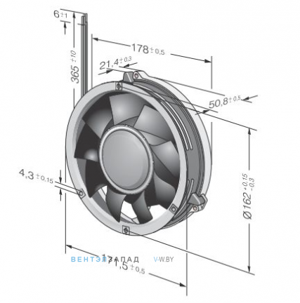 Ebmpapst DV DV 6318/2TDH5P /2TDH 172x51 купить, цена