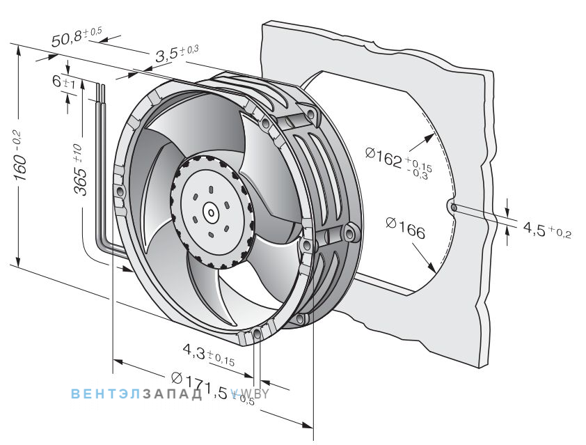 Ebmpapst DV6424 172x160x51 каталоги, прайсы