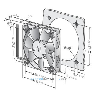 Ebmpapst 512 F 50x50x15 каталоги, прайсы