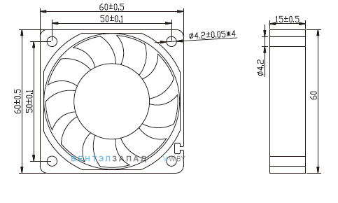 Габаритные размеры Ningbo Jiulong JL-6015L24 24B