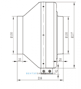 Габаритные размеры Ningbo Jiulong JG100E2E02 230B