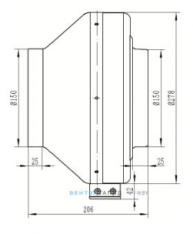 Габаритные размеры Ningbo Jiulong JG150A2E01 115B