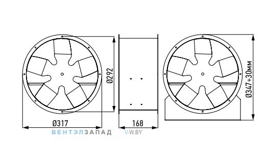 Рабочие параметры ABF BOK-2.5-4E