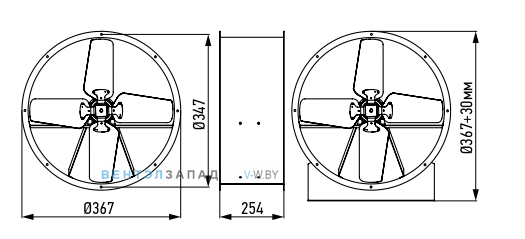 Рабочие параметры ABF BOK-3.15-4D