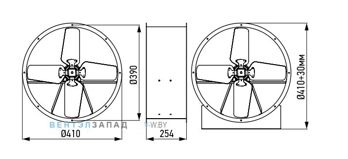 Рабочие параметры ABF BOK-3.55-4D