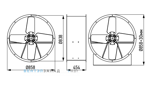 Рабочие параметры ABF BOK-8.0-6D