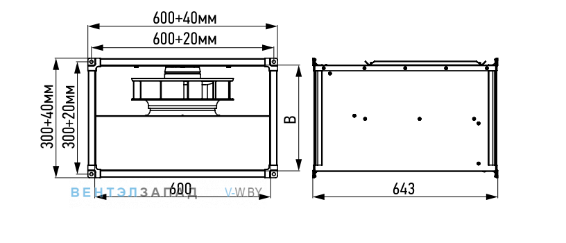 Рабочие параметры ABF ASF 600*300
