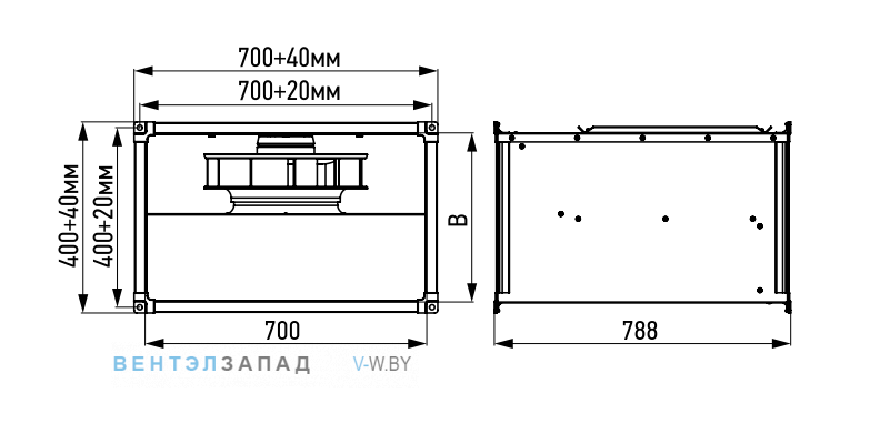 Рабочие параметры ABF ASF 700*400