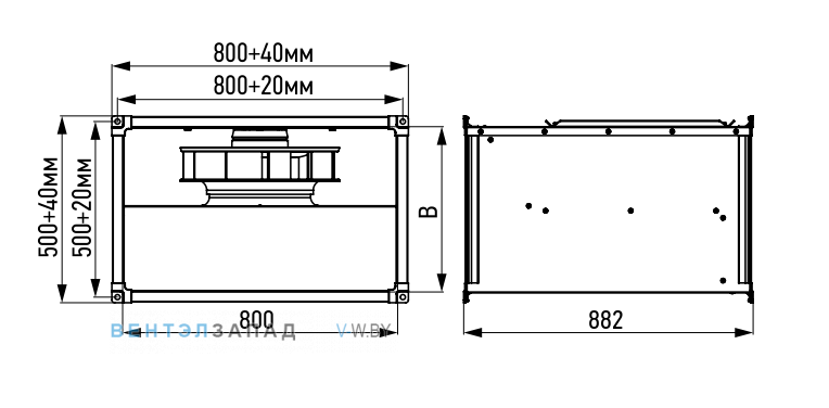 Рабочие параметры ABF ASF 800*500