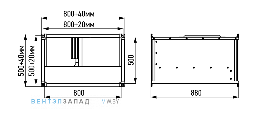 Рабочие параметры ABF BKП-80-50-6D