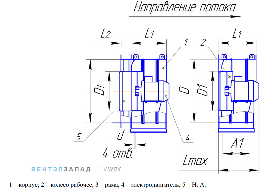 Габаритные размеры ВО 25-188 10