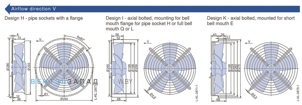 Доставка Москва, СПб, регионы Ziehl-abegg FB020-2ED.W8.A5