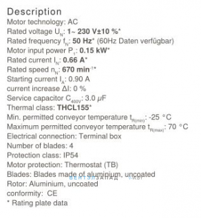 Производительность, мощность, аналоги, купить Ziehl-abegg FB050-8EK.4C.V4P