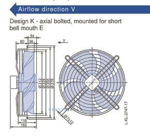Размеры, схема, сертификаты Ziehl-abegg FN031-4EK.0F.V7P2