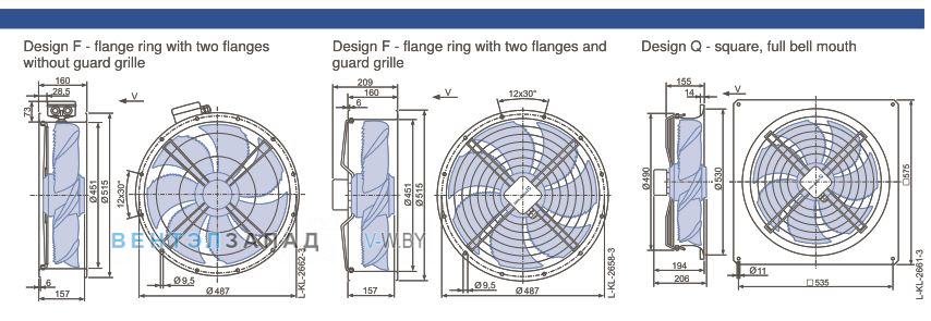 Размеры, схема, сертификаты Ziehl-abegg FN045-6EQ.4F.V7P1
