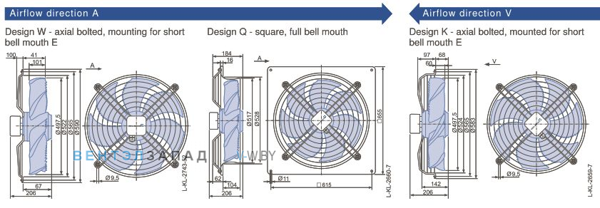 Купить, цена, каталог, прайс Ziehl-abegg FN050-6EF.4F.V7P1