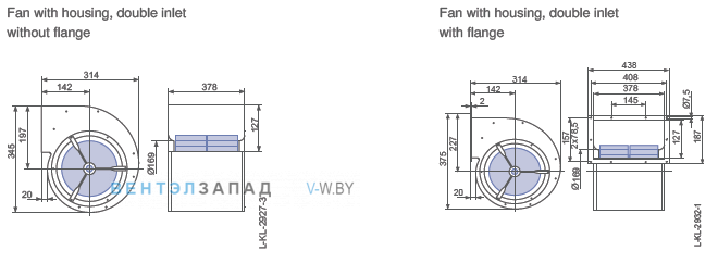 Размеры RZ20S-4DW.4F.2L