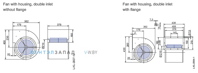 Размеры RZ25S-4DW.4I.BL