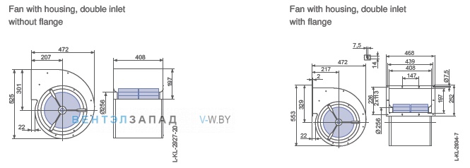 Размеры  RZ31S-4DW.6Q.AL