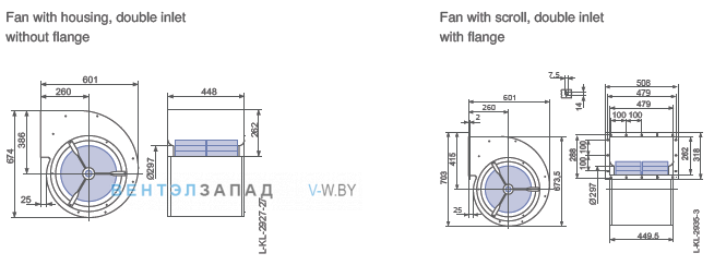 Размеры  RZ35S-4DW.6W.3L