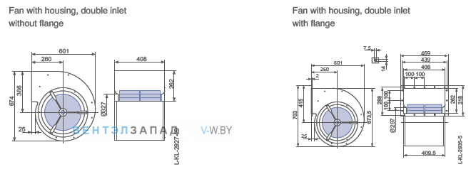 Размеры  RZ40S-4DW.7W.AL