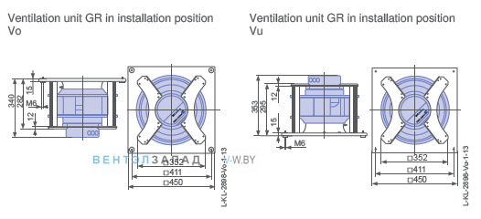Установочные размеры RH31C-ZID.DG.CR 3ф 380V