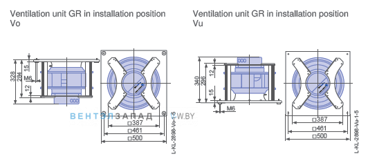 Установочные размеры RH35C-ZID.DC.CR 3ф 220V