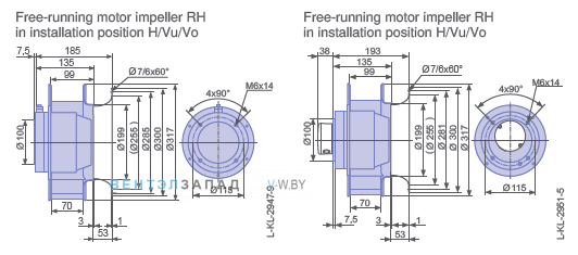 Размеры RH31M-2DK.3F.2R