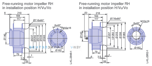 Размеры RH35M-2DK.6F.2R