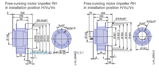 Размеры RH40M-2DK.6K.2R