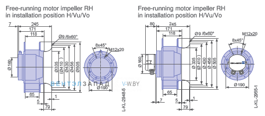 Размеры RH50M-2DK.7M.2R