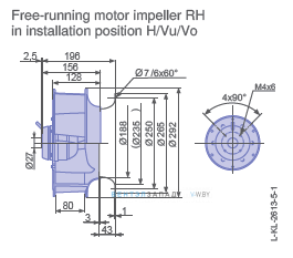 Размеры RH28V-4EP.WD.1R