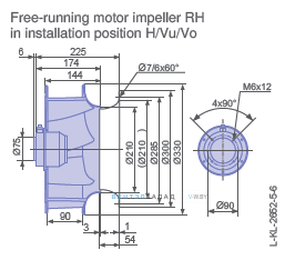 Размеры RH31V-4DK.2C.1R