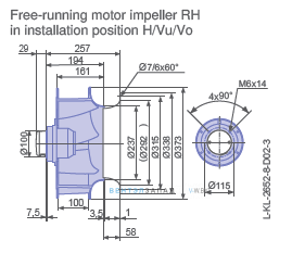 Размеры RH35V-4DK.4C.1R