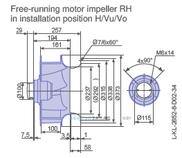 Размеры RH35V-4EK.4F.1R