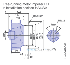 Размеры RH35V-6EK.2C.1R