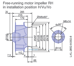 Размеры RH40V-4DK.4F.1R