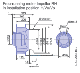 Размеры  RH45V-4EK.6F.1R