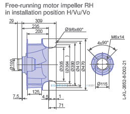 Размеры RH45V-6EK.4C.1R