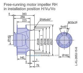 Размеры RH50V-4DK.6K.1R