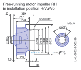 Размеры RH50V-6DK.4I.1R