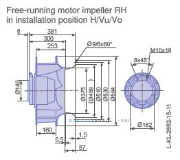 Размеры  RH56V-6DK.6F.1R