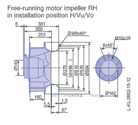 Размеры RH56V-6EK.6F.1R