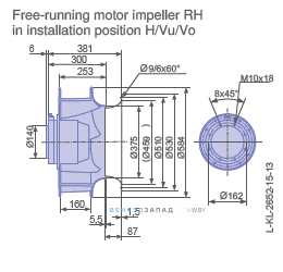 Размеры RH56V-6EK.6K.1R