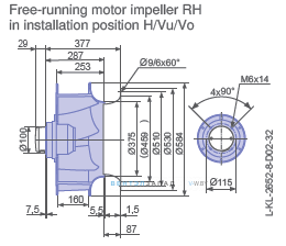 Размеры RH56V-8DK.4F.1R