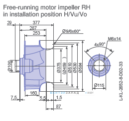 Размеры RH56V-ADK.4F.1R